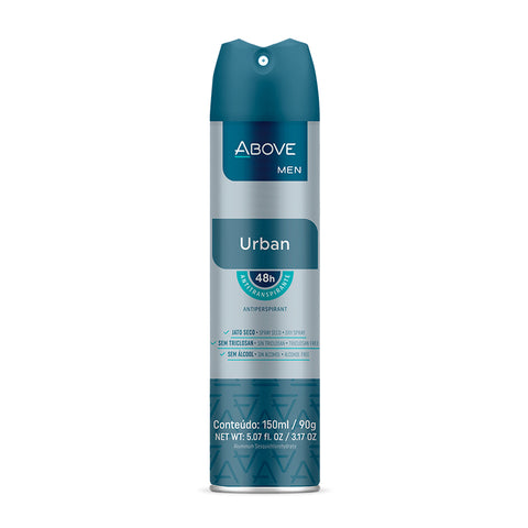 DESODORANTE ABOVE AERO MEN URBAN 150ml