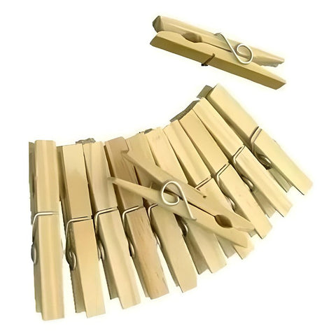 PRENDEDOR ROUPA MULTILAN MADEIRA C/12
