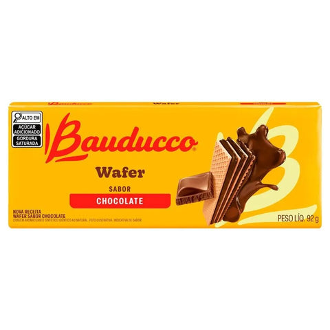 BISCOITO BAUDUCCO WAFER 92G CHOCOLATE