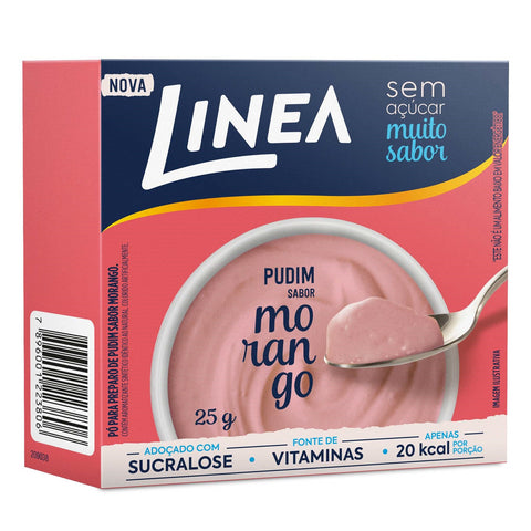 PUDIM LINEA ZERO MORANGO 25g