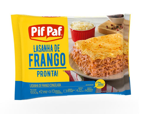 LASANHA PIF PAF DE FRANGO 600G