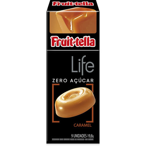 BALA FRUIT TELLA LIFE ZERO ACUCAR CARAM C/9 18,9g