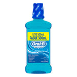 ANTISSEPTICO ORAL B COMPLETE MENTA S/ALCOOL 500ML