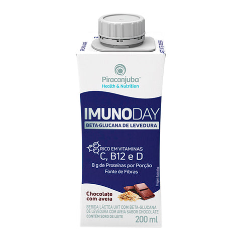 BEBIDA LACTEA PIRACANJUBA IMUNODAY CHOCOLATE AVEIA 200ml