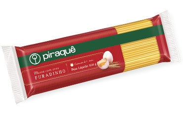 MASSA PIRAQUE SEMOLA FURADINHO 500g