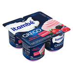 IOGURTE ITAMBE GREGO FRUTAS VERMELHAS 400G