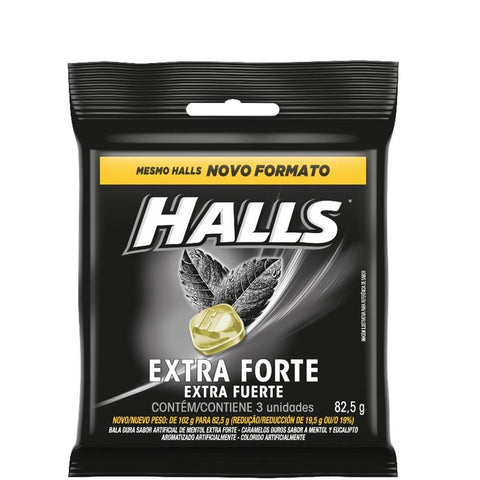 BALA HALLS EXTRA FORTE C/3  82,5g