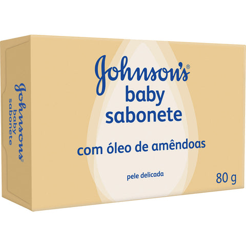 SABONETE JOHNSONS BABY OLEO AMENDOAS 80G