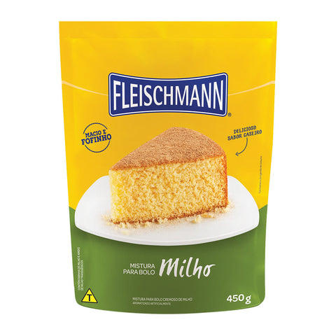MISTURA BOLO FLEISCHMANN MILHO 450G