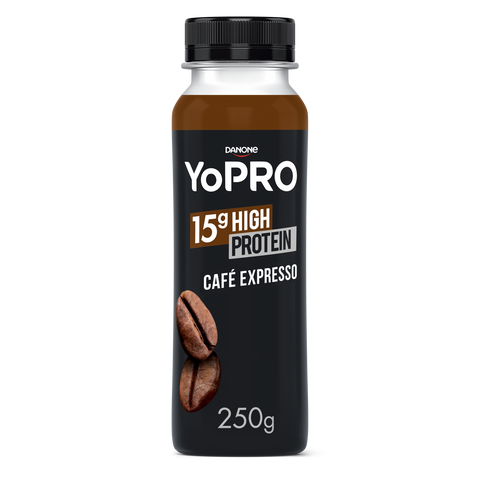 IOGURTE DANONE YOPRO 15g HIGH PROTEIN CAFE EXPRES 250g