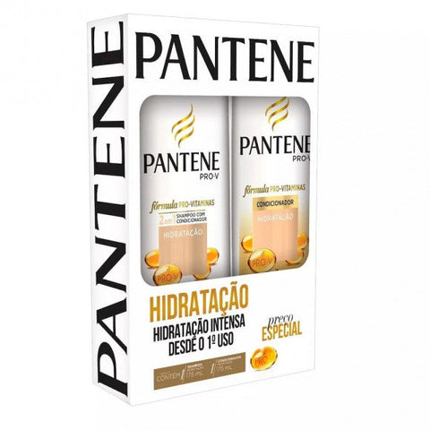 KIT SHAMPOO + CONDICIONADOR PANTENE HIDRATACAO 350ML