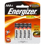 PILHA ENERGIZER MAX ALCALINA AAA C/4