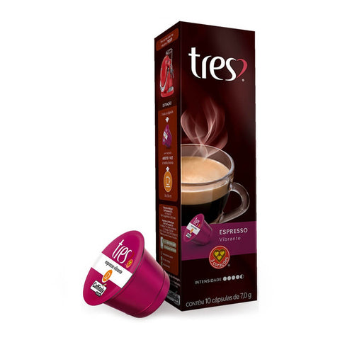 CAPSULA 3 CORACOES ESPRESSO VIBRANTE C/10