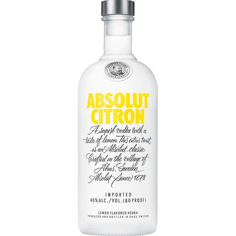 VODKA ABSOLUT CITRON 750ml