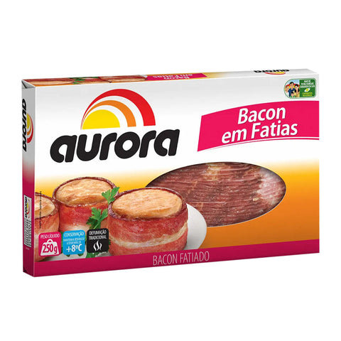 BACON AURORA FATIAS 250G