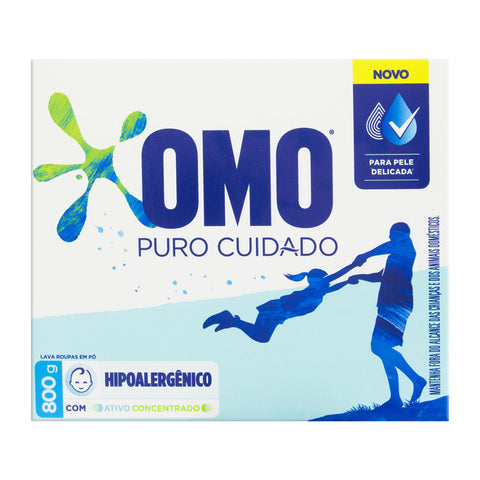 LAVA ROUPAS PO OMO PURO CUIDADO 800g