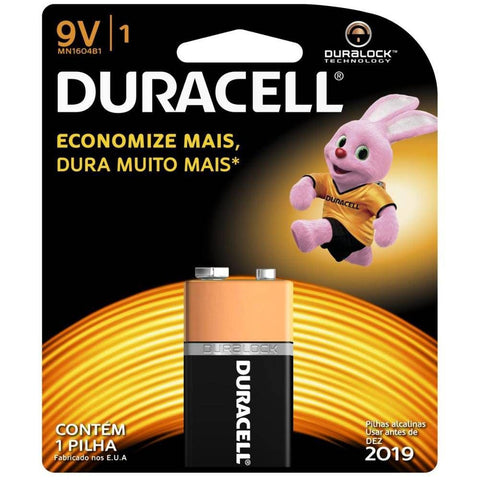 BATERIA DURACELL ALCALINA  9V C/1