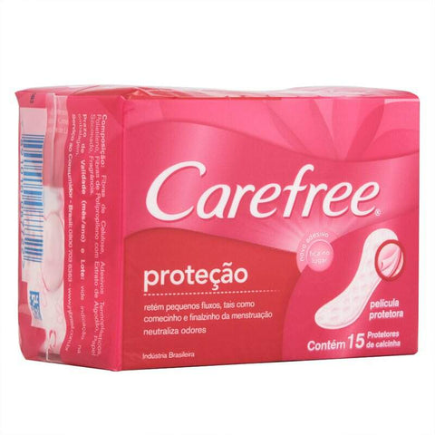 ABSORVENTE CAREFREE PROTECAO C/PERF C/15