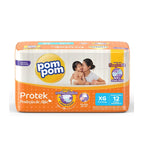 FRALDA POM POM PROTEK XG C/12