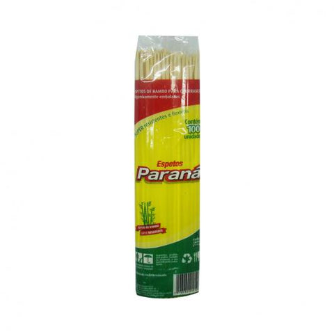 ESPETO BAMBU PARANA C/100