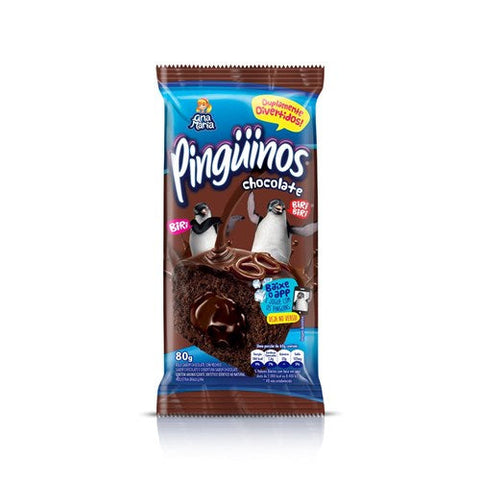 BOLO ANA MARIA PINGUINOS TRIPLO CHOCOLATE 80G