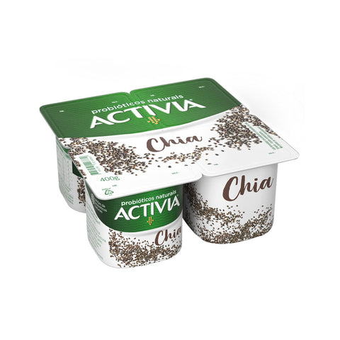 IOGURTE ACTIVIA CHIA BD C/4 400g