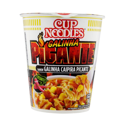 MACARRAO INST NISSIN CUP NOODLES GALINHA PICANTE 68g