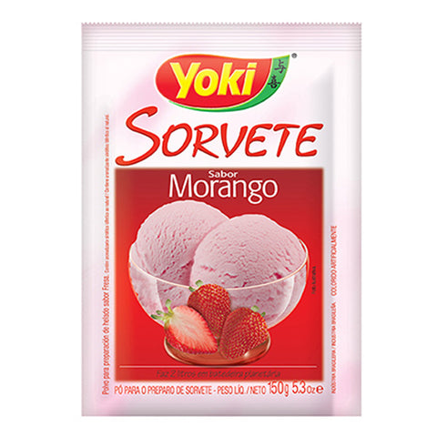 PREPARO SORVETE YOKI MORANGO 150g