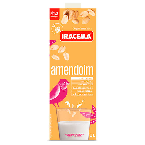 BEBIDA IRACEMA ZERO LACTOSE  AMENDOIM 1L