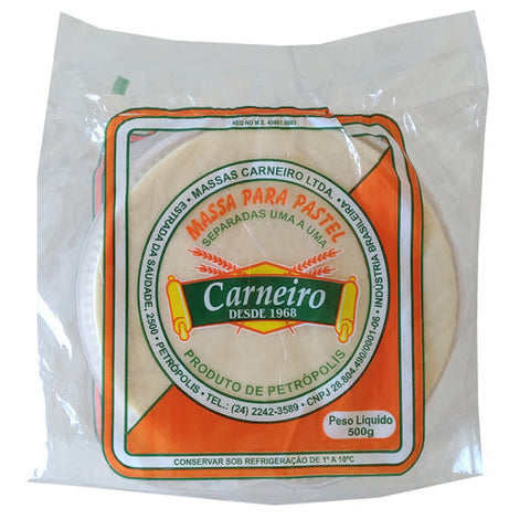 MASSA PASTEL CARNEIRO DISCAO 500G