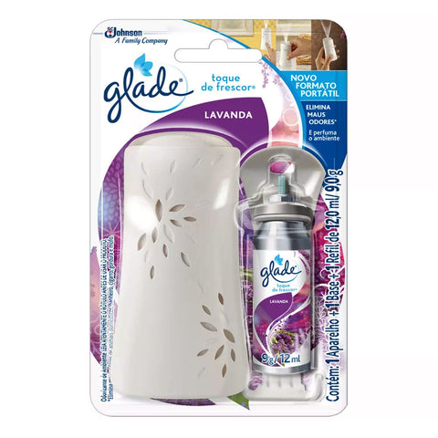 ODORIZADOR GLADE TOQ FRESCOR LAVANDA RF+BA+AP 12ml