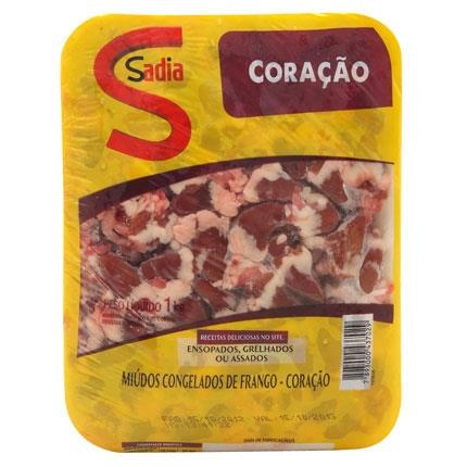 CORACAO FRANGO SADIA BANDEIJA 1KG