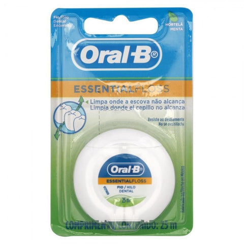FIO DENTAL ORAL B ESSENTIAL MENTA FLOSS 25M