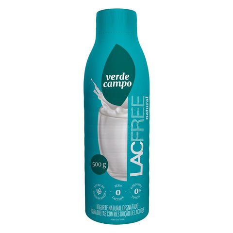 IOGURTE VERDE CAMPO LACFREE NATURAL DESNATADO 500g