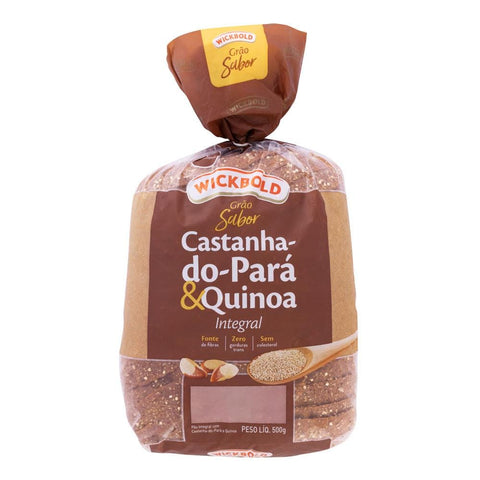 PAO WICKBOLD GRAO SABOR CASTANHA PARA QUINOA 500g