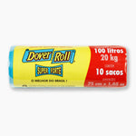 SACO P/ LIXO DOVER ROLL REFORCADO 100L C/10