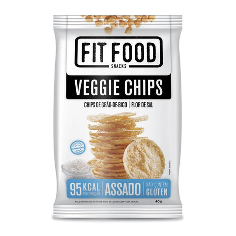 BISCOITO SNACK FIT FOOD GRAO DE BICO FLOR DE SAL 40G