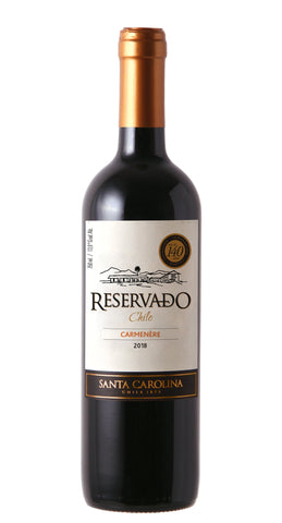 VINHO STA CAROLINA RESERVADO CARMENERE TINTO SECO  750ML