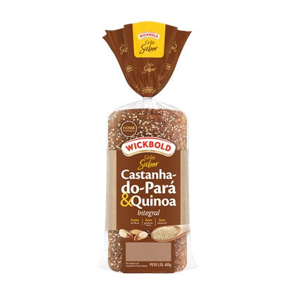 PAO WICKBOLD GRAO SABOR CASTANHA PARA QUINOA 400G