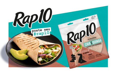 WRAP RAP 10 CHIA E QUINOA 264g