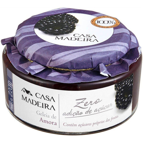 GELEIA CASA MADEIRA ZERO AMORA 220g