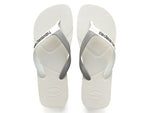 HAVAIANAS CASUAL BRANCO/CINZA/CHUMBO 35/36