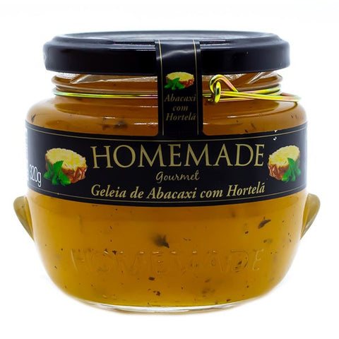 GELEIA HOMEMADE ABACAXI C/HORTELA 320g