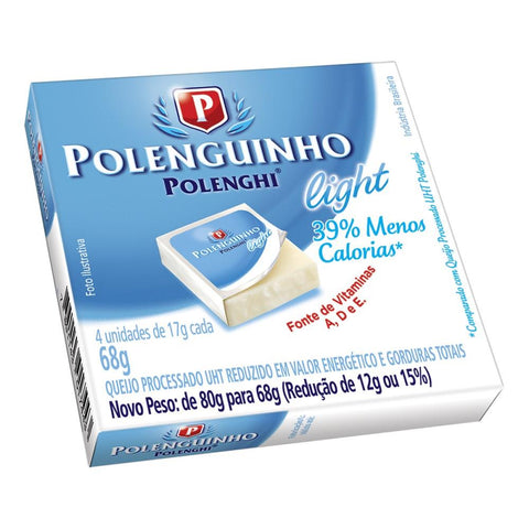QUEIJO POLENGUINHO LIGHT C/4 68G