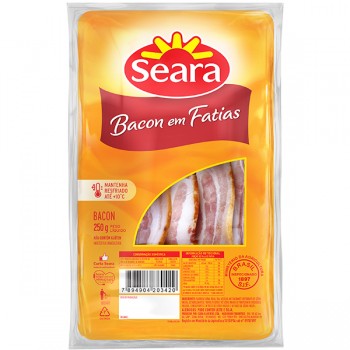BACON SEARA FAT PCT 250G
