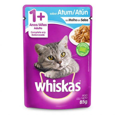 RACAO WHISKAS ATUM MOLHO SALSA  SH 85G