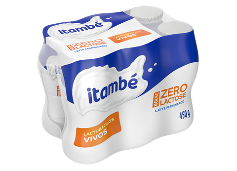 LEITE FERMENTADO ITAMBE NOLAC ZERO LACTOSE  BAUNILHA 450G