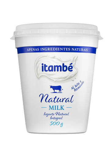 IOGURTE ITAMBE NATURAL MILK INTEGRAL 500G