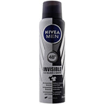 DESODORANTE NIVEA AERO MEN INVISIBLE BLACK WHITE 150ML