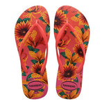 HAVAIANAS SLIM FLORAL ROSA PORCELANA 37/38
